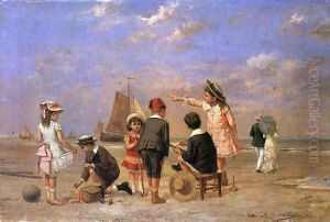 Children on the Beach by Albert Roosenboom