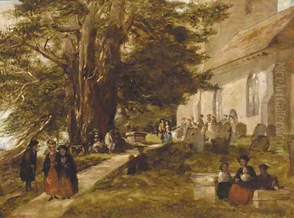 Returning from church - view 1