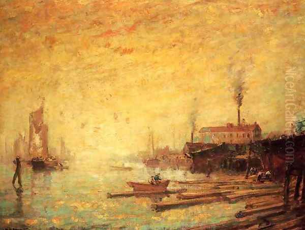 Harbor at Sunset, Moank, Connecticut - view 1