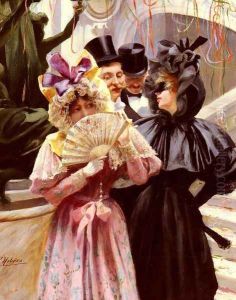 Sortie Du Bal A L'Opera De Paris (Leaving the Ball at L'Opera de Paris) by Pierra Ribera