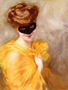 Lady At A Masked Ball by Pierra Ribera