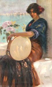 Jeune femme Espagnole by Pierra Ribera