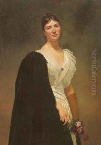 Portrait of the Artist's Daughter, Maria Wozniakowska by Henryk Rodakowski