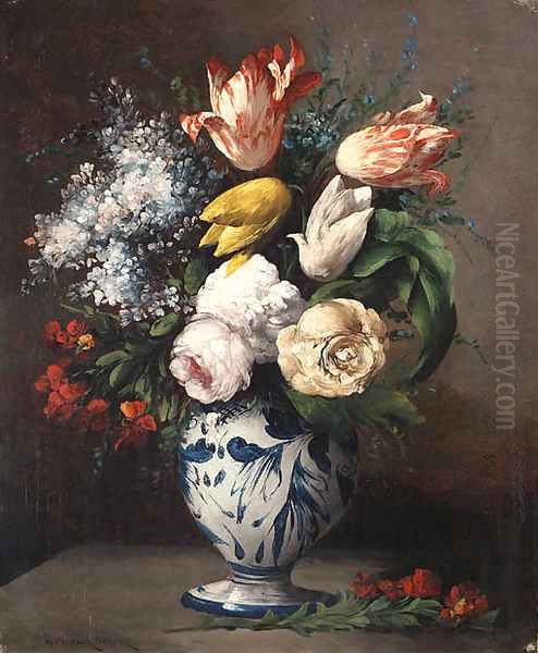 Vase of flowers - view 1