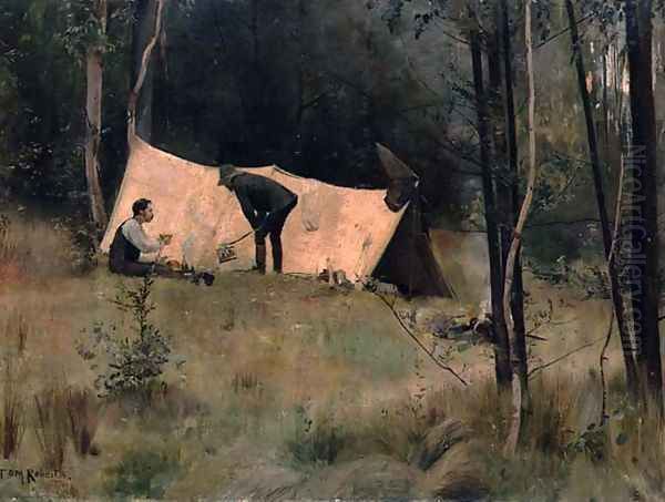 The Artists Camp, c.1886 by Thomas William Roberts