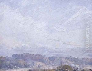 Autumn Landscape, Cloud Study by Thomas William Roberts