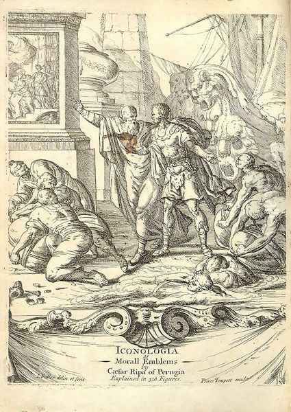 Title page of Icologia 1709 - view 1