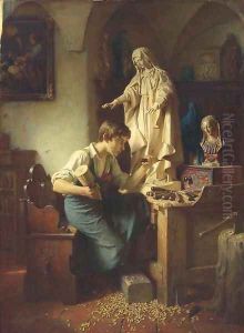 His Madonna by Toby Edward Rosenthal