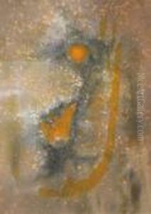 Composition Ocre Et Tabac by Henri Pfeiffer