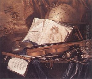 Still-Life of Musical Instruments by Pieter de Ring