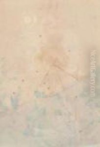 Composition Rose Et Bleu Clair by Henri Pfeiffer