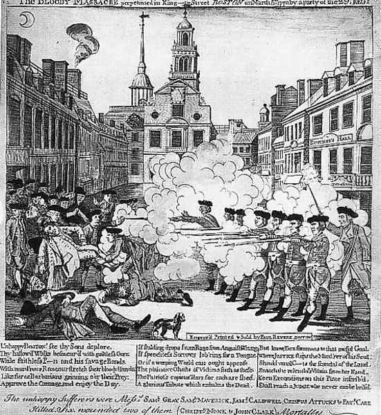 The Bloody Massacre 1770 - view 1
