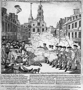 The Bloody Massacre 1770 by Paul Revere
