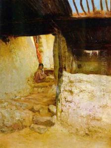 Les Petites Filles de Bou Saada by Albert Gabriel Rigolot