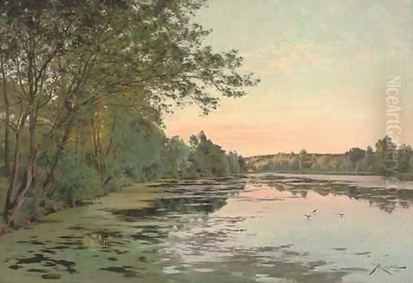 Still waters at dusk - view 1