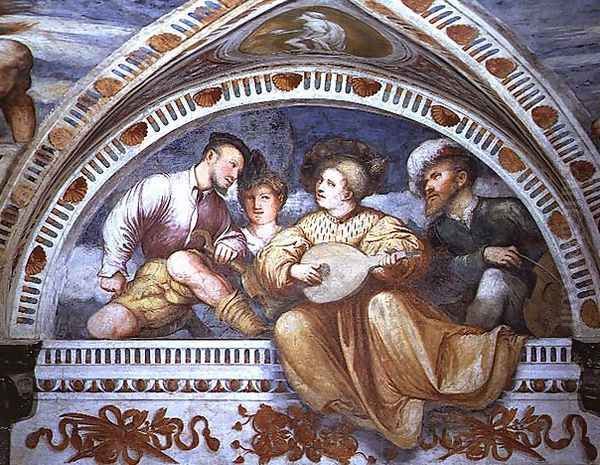 The Concert string instruments, lunette, 1531-32 - view 1