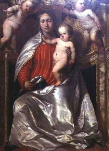 Madonna and Child crowned by two angels, c.1530