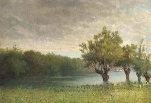 The boating party on the river by Frederico Rossano