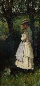 Girl by a River by John Robertson Reid