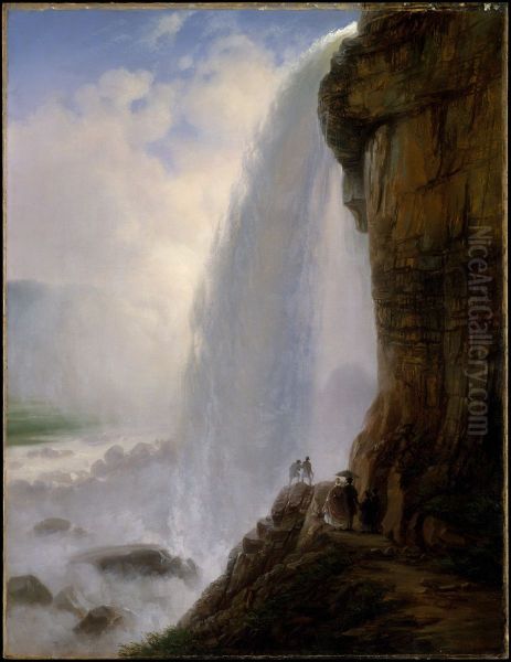Underneath Niagara Falls - view 1