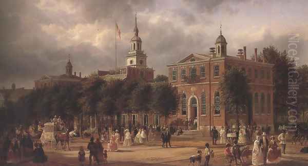 Independence Hall In Philadelphia 1858 63 - view 1