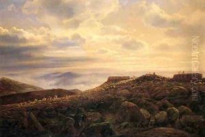Summit House, Mount Washington by Ferdinand Richardt