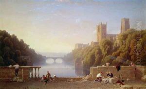 Durham Cathedral from Prebend's Bridge by George Fennel Robson