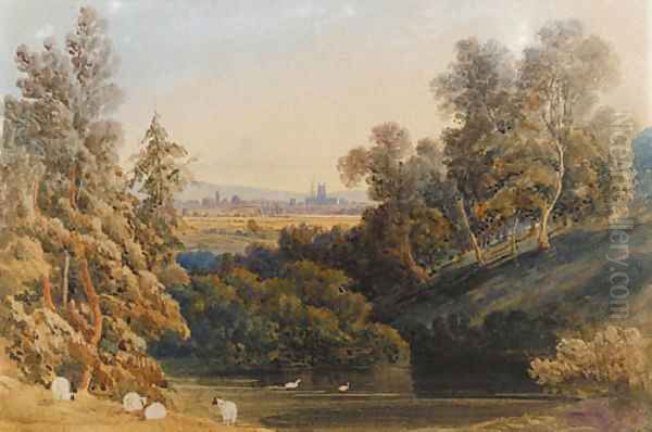 A distant view of Gloucester - view 1