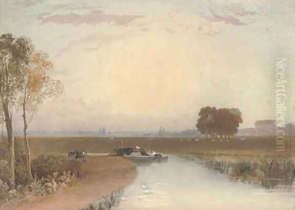 Barging on the Fens - view 1