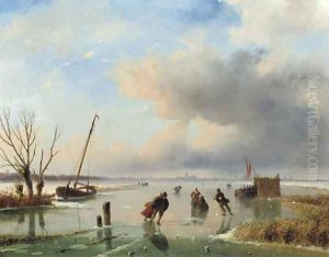 Skaters near Dordrecht