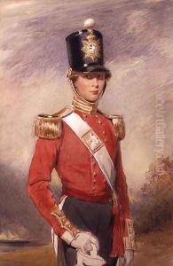 A Young Officer of the 9th Foot Regiment, Norfolk by George Richmond