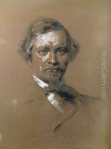 August Wilhelm Hofmann 1818-92 German chemist, 1864 by George Richmond