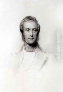 Portrait of James Ramsay, 10th Earl and 1st Marquess of Dalhousie 1812-60 by George Richmond