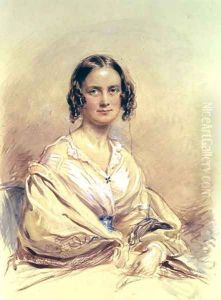 Lady Darwin when young by George Richmond