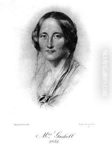 Elizabeth Cleghorn Gaskell 1810-65 by George Richmond