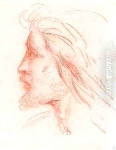 Portrait of Samuel Palmer, R.W.S. (1805-1881), bust-length - view 1