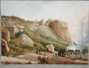 North View of Sewandroog showing the Attack in December 1791