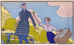 Le Miroir de Paris, 1921 by Andre Rinuy