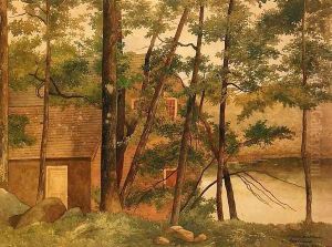 Lincoln Boat House, Sandy Pond by Ellen Robbins