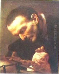 Saint Francisadoring The Crucifix by Giovanni Battista Piazzetta