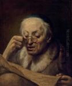 Portrait Of A Scholar Reading A Map