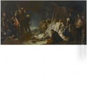 Alessandro Davanti Al Cadavere Di Dario by Giovanni Battista Piazzetta