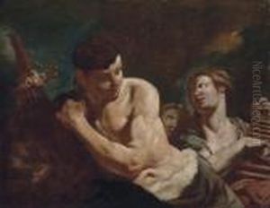 David With The Head Of Goliath by Giovanni Battista Piazzetta