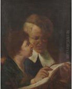 Old Man And Boy by Giovanni Battista Piazzetta