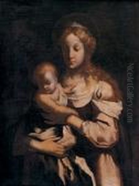 Madonna Con Bambino-escuela Veneciana S. Xvii - view 1