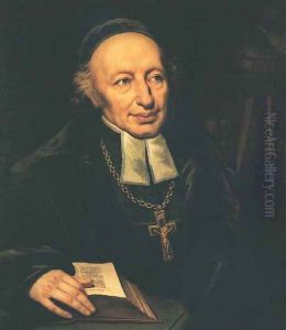 Portrait of Historian Ignacius Aurelius Fessler 1821 by Janos Rombauer