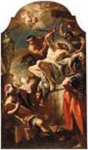 The Martyrdom Of Saint Bartholomew by Giovanni Battista Piazzetta