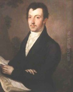 Portrait of a Man Holding a Plan 1823 Portrait of a Man Holding a Plan 1823