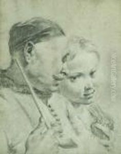 The Heads Of A Girl And A Levantine Wearing A Cap The Heads Of A Girl And A Levantine Wearing A Cap