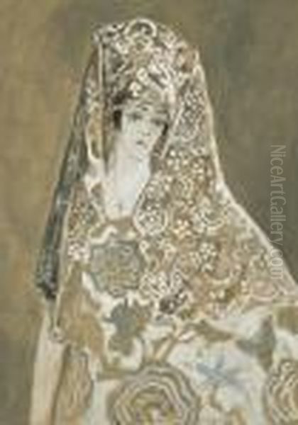 Femme A La Mantille - view 1